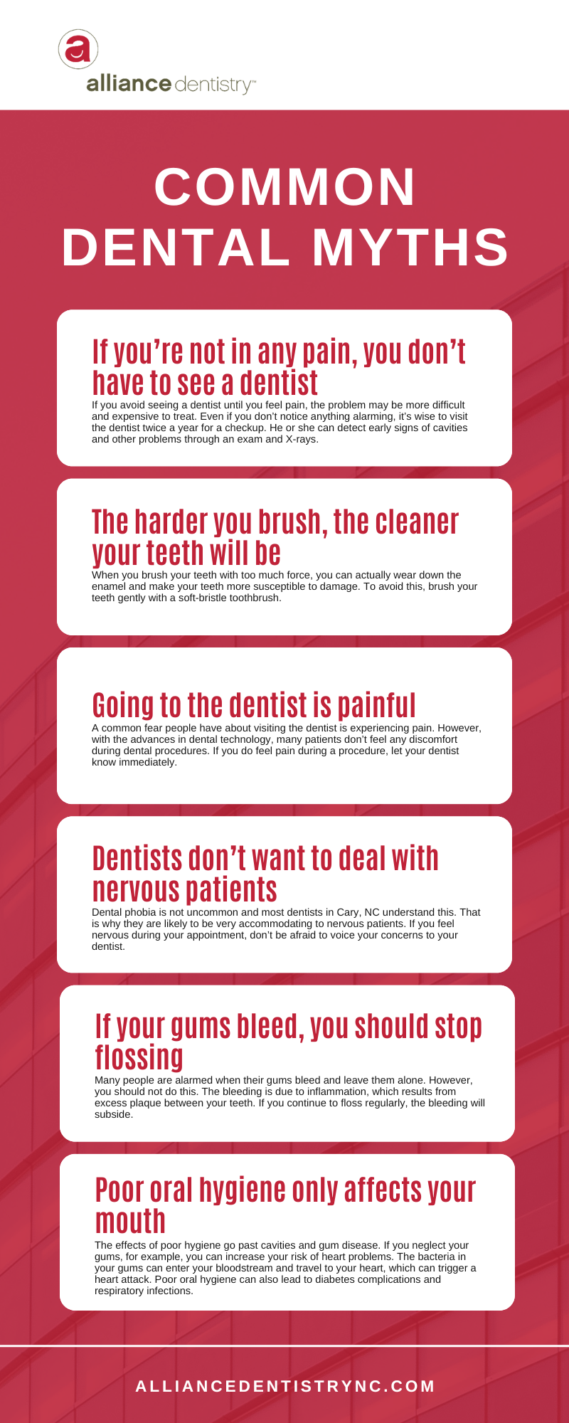 Common Dental Myths Infographic