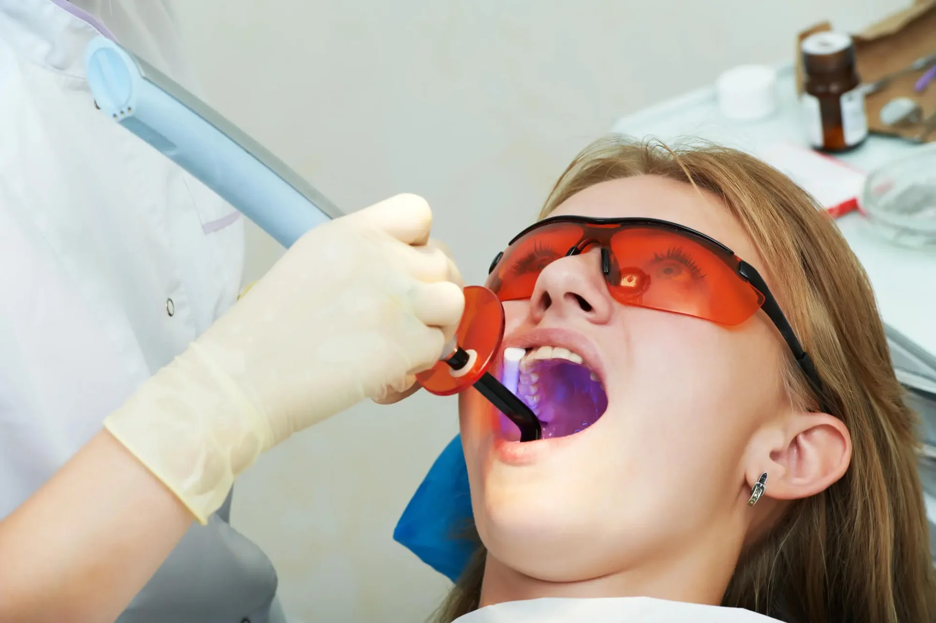 Family Dentist in Cary NC Placing Dental Sealants