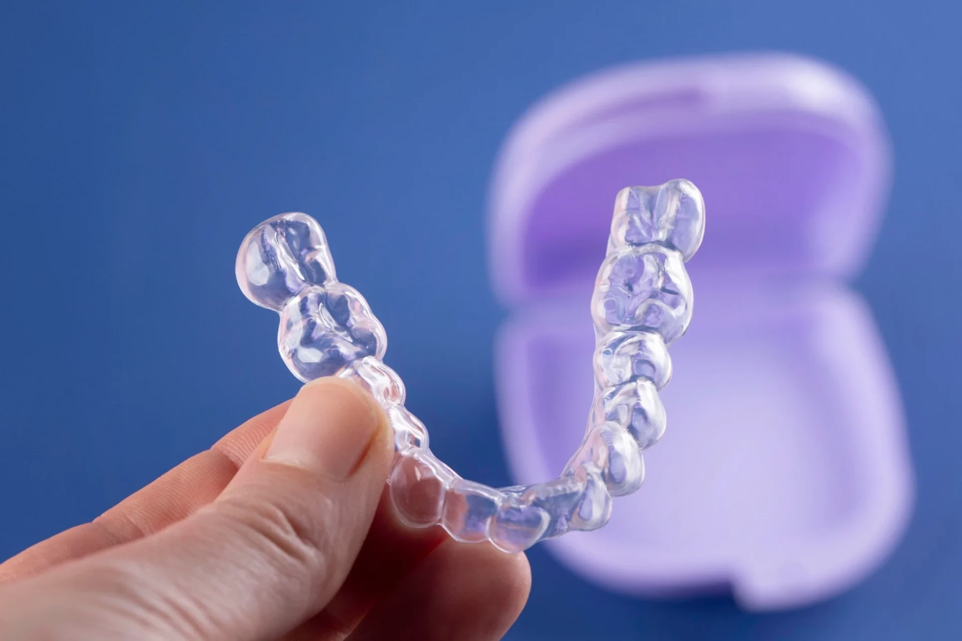 invisalign cary nc clear aligner closeup